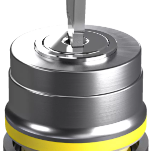 RVASSA18E_GB Silver Metal Key Switch Head, IP65 Rated RVASSA18E_GB Product Image