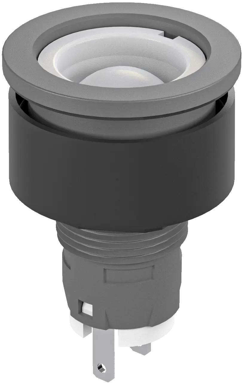 RXJL5 Round Illuminated Pilot Light IP65, Ø 22.3mm Cutout
