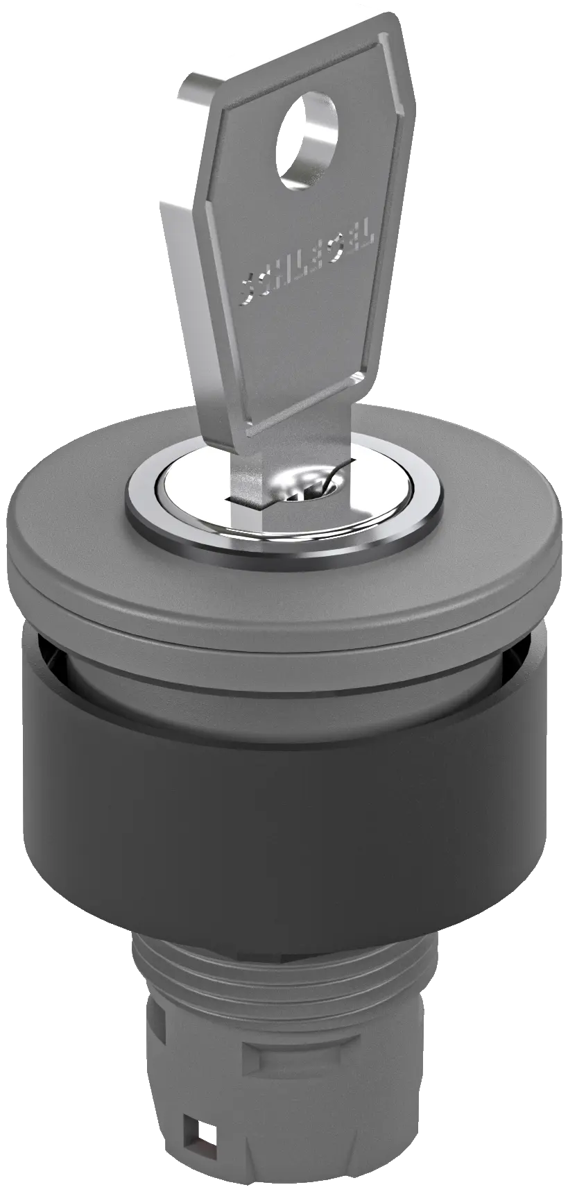 RXJSSA12E Grey IP65 Key Switch Head for Industrial Use