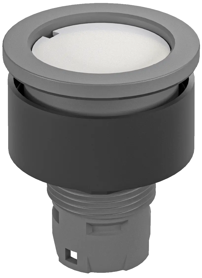 RXJT Illuminated Grey Pushbutton Head, IP65, UL Certified