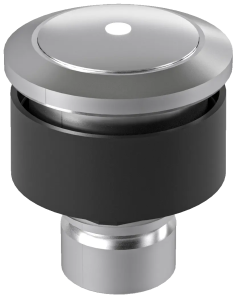 RXJUH Illuminated Pushbutton Head IP65 Round Silver Bezel Plastic RXJUH Product Image