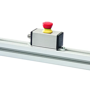 S41_01 Silver 8-Pole M12 E-Stop with IP54 Protection