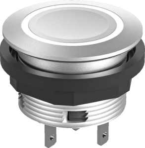 industrial illuminated pushbutton IP67 DNV 22.3 mm white LED 16mm SCTLRWF Product Image