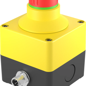 SILH_ASIE_QRBUV 5-Pole E-Stop Yellow Industrial Button