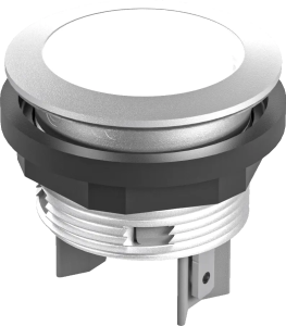SNL SHORTRON Silver LED Pilot Light, 22.3mm, IP67 SNL Product Image