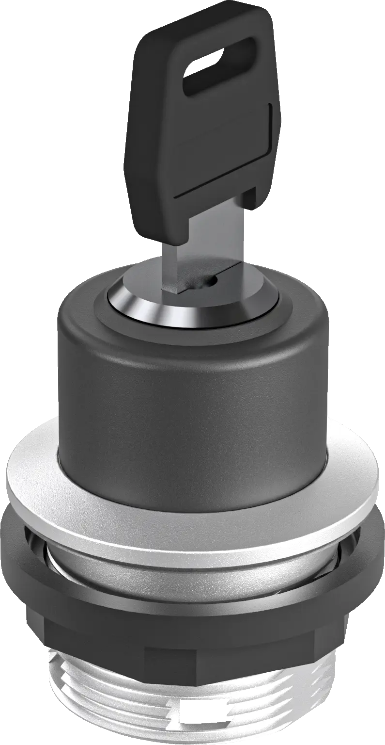 SSSA14 SHORTRON Silver Key Switch Head, IP65, UL Certified