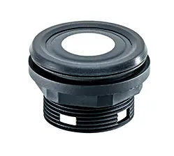 IP69K illuminated membrane pushbutton 22.3 mm panel mount blk HMI SSWCFT Product Image