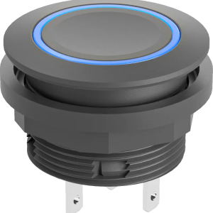 industrial illuminated pushbutton IP67 DNV 22.3mm 1CO Faston 16mm SSWCTLRBF Product Image