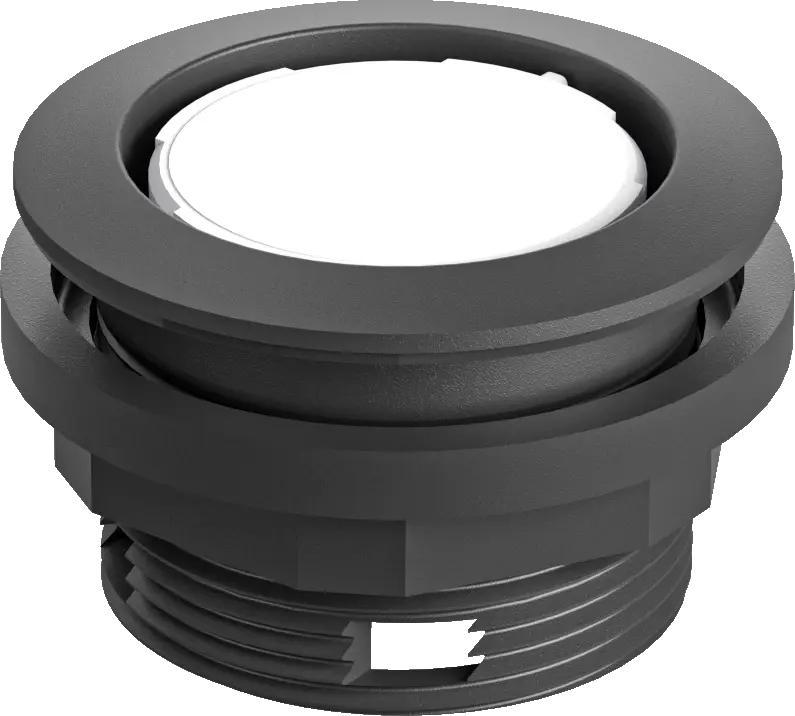 illuminated IP67 pushbutton 22.3 mm panel mount black bezels HMIs