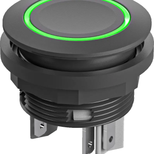 IP67 illuminated pushbutton 22.3 mm green LED 24 V DC 1 NO switch SSWTLRGOI Product Image