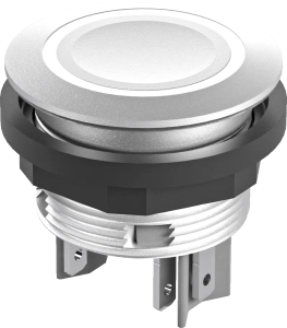 IP67 white LED pushbutton switch 24 V DC 22.3 mm cutout 1 NO IP67 STLRWOI Product Image