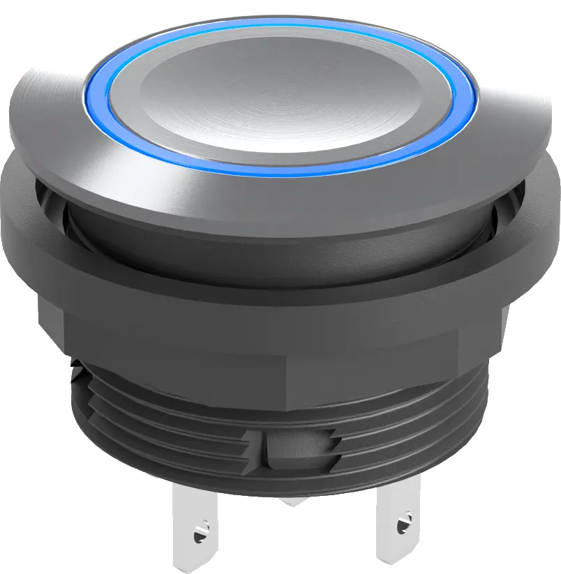 SVACTLRBF Illuminated Pushbutton stainless body LED IP67 DNV cert