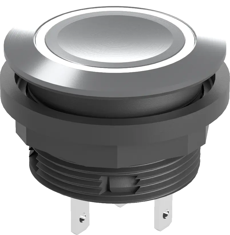 SVACTLRWF0090 Pushbutton White LED IP67 stainless steel DNV rated