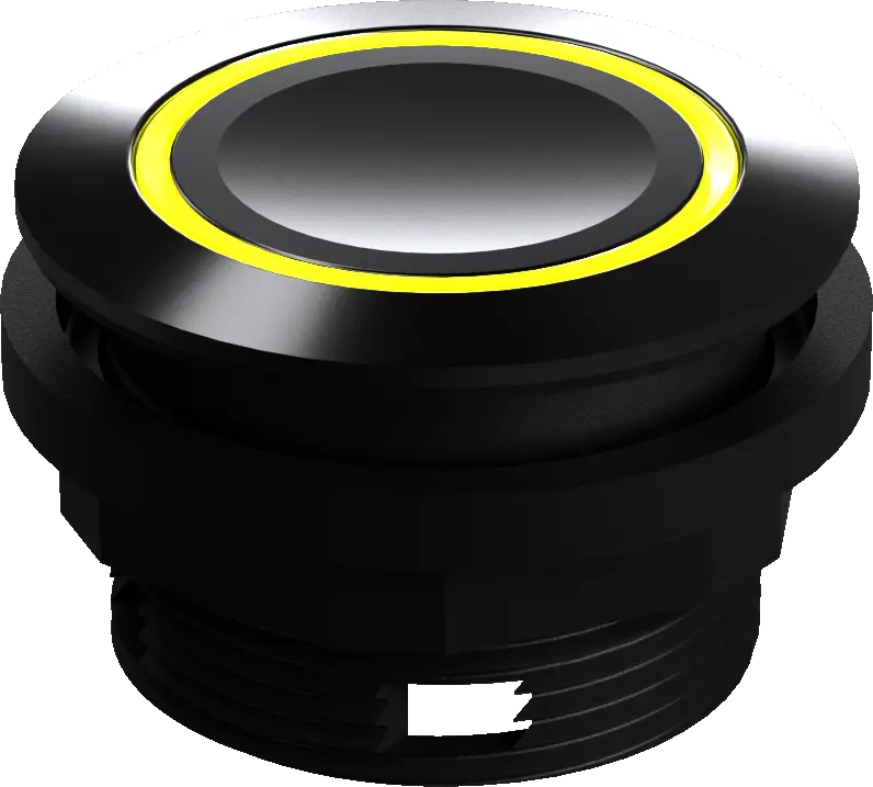 Compact control panel pilot light head for signal indicators UKCA