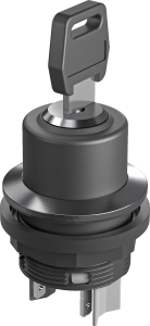 Compact panel mount key selector switch short depth tamper secure SVASSA12OI Product Image