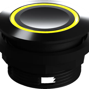 IP67 stainless steel illuminated pushbutton yellow LED 22.3mm HMI SVATLRY Product Image