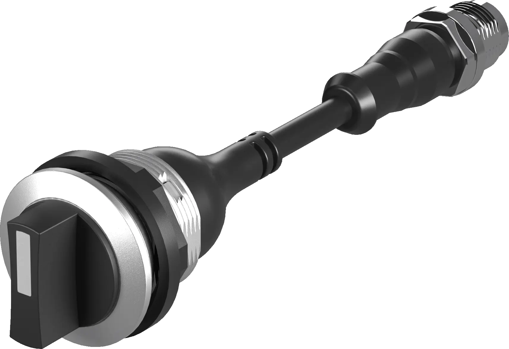 SWBOI_M01 Silver Selector Switch Head, IP65, 1M Cycles