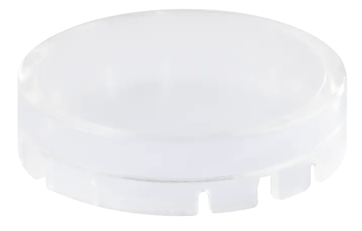 T22HRRWS Round White Plastic Lens for Industrial Use