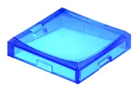 T25DBL Blue Square Plastic Lens for Industrial Use T25DBL Product Image