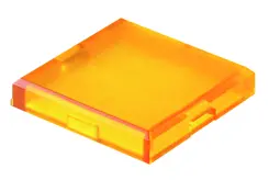 T25FGB QUARTRON-JUWEL Yellow Square Lens for Safety T25FGB Product Image