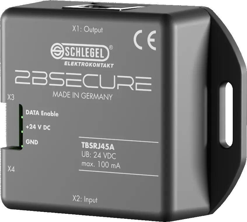 TBSRJ45A 2BSecure RJ45 Data Jack for Industrial Use