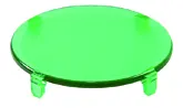 TG22GN KOMBITAST-R Green Round Lens for Control Panels TG22GN Product Image