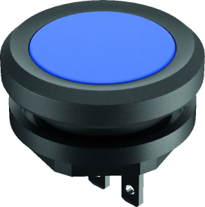 YKTBF Pushbutton Head Blue IP69K round 16 mm 1 NO Faston terminal YKTBF Product Image