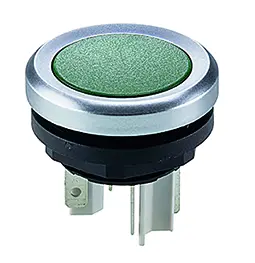 YMTG Pushbutton 1NO Green IP67 Round 16.2 mm Cutouts Panel Switch YMTG Product Image