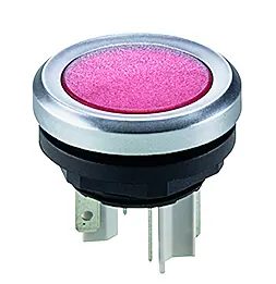 YMTR mYnitron red round pushbutton switch NO IP67 16.2mm controls YMTR Product Image
