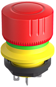 Emergency Stops UKCA Rugged Compact Latching Push Button for HMIs YPVOOH Product Image