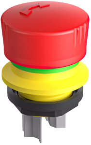 yvo Emergency Stop Red Actuator IP67, High Visibility YVO Product Image